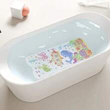 1pc 40 X 16 Inch Bath Mat, Bathtub Mat Non Slip, Cartoon Bath Tub Shower Mat Anti Slip With Drain Holes And Suction Cups Machine Washable - Multicolor - View 8