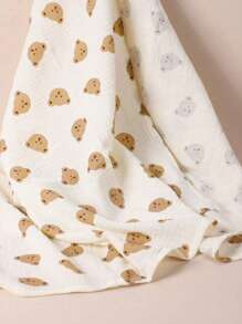 1 件柠檬图案平纹细布婴儿襁褓毯、婴儿车罩、新生儿接收毯（适用于男孩和女孩）、中性婴儿襁褓包、儿童房床上用品、婴儿浴巾被子轻便毯