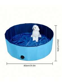 Spezieller faltbarer Haustier-Badewannen-Hund, Badewannen-Brunnen, Schwimmbad, Vogel-Badewanne, Katzensandpool, Katzenspielzeug, Spielzeuge, Eingangssäuberungswerkzeuge, temporärer Fischteich, Schildkröten- und Geflügel-Badewanne, Futterspender, Enten-Spielpool, Haustier-Reinigungswasserbecken, geeignet für Hof, Garten, Reise, Urlaub, vielseitig einsetzbar, ideal für Sommerschenke