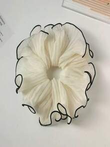 优雅褶皱发圈女时尚百搭超仙丸子头大发绳发饰发圈发箍洗脸头饰