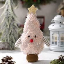 1pc Christmas Decoration Creative Christmas Tree Shaped Figurine Ornament 3D Mini Desktop Christmas Tree - Multicolor - View 13