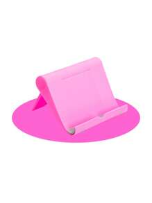 1 pieza Soporte ajustable de escritorio para tablet, soporte plegable multifuncional para teléfono celular compatible con iPhone, teléfono Android, regalo para cumpleaños, familia, amigos, accesorios para teléfono - Multicolor - Ver 17