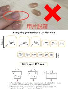 24 chiếc Coffin Hình Thời Trang Sọc Hồng Sọc Phong Cách Pháp Làm móng tay giả có thể đeo được Bộ mẹo vẽ móng tay cho những dịp trang trọng Ấn vào móng tay Đồ dùng làm móng - Nhiều màu - Xem 9