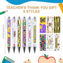 6/12 感谢老师主题圆珠笔，包含趣味教师元素和鼓励语录，教师套装礼物，学校教师同事办公用品|返校季礼物 - 套裝 - 查看 4