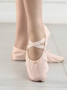 Women's Ballet Shoes, Indoor Soft-Soled Ballet Shoes, Lace-Up Dance Shoes, Yoga Shoes, Practice Shoes, Flat Slippers