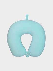 Almohada de viaje, almohada para el cuello, almohada de avión, almohada de viaje para coche, hogar y oficina, almohada de cuello para vuelos con botón a presión y funda suave, almohada en forma de U portátil para estudiantes y adultos, que soporta el cuello y protege la columna vertebral cervical mientras se estudia o se viaja en coche, oficina u otros lugares - Multicolor - Ver 6
