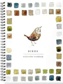 كتاب رسم مائي 1 قطعة للكبار، يشمل زهور، خبز، باقة، حيوانات وخبز، يحتوي على 12 صفحة من الرسومات والتعليمات خطوة بخطوة، مجلد بشكل حلزوني، مثالي للهواة في التلوين والرسم المائي، فكرة هدية رائعة لأعياد الميلاد والمناسبات والأم وعيد الأم ولوازم المدرسة وعودة إلى المدرسة وعيد الحب وعيد الهالوين وعيد الميلاد