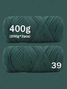 1/2 piezas Hilo de camiseta premium - 200g/pieza Hilo elástico de alta calidad, hilo de poliéster suave y elástico para proyectos de ganchillo vibrantes, ideal para decoración del hogar, manualidades DIY como tejido DIY, proyectos de ganchillo, bolsos tejidos a mano, cestas, mantas, alfombras, zapatos, pantuflas, cojines y muñecas, hilo multicolor | Hilo de poliéster | Hilo acrílico | Accesorios de tejido