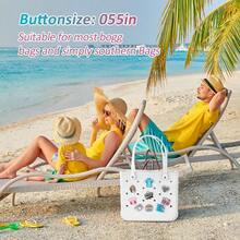 MultiPocket Bag Inserts For Tote Bags Lightweight Nylon Bag Inserts For Travel Hard Shell Bag InserNurse Charms For Bogg Bags Insert Accessories Decoration Fits For Simply Southern Rubber Beach Totes Luxury Felt Bag Inserts For Designer Bags - Đen2 - Xem 5