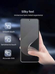 3 Packs Privacy Screen Protector Compatible With Samsung Galaxy Z Flip 7, Anti-Spy Z Flip 6 5 4 3 Soft TPU Film, Anti-Scratch Touch Sensitive No Bubbles Case Friendly Waterproof Shockproof Anti-Fall Anti-Fall Anti-Fingerprint Full Cover - Clear - View 4
