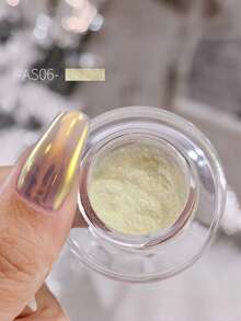 1 Piece Of Aurora Powder Moonlight Powder Mirror Flour Magic Mirror Powder Neon Powder Easy To Color Nail Decoration