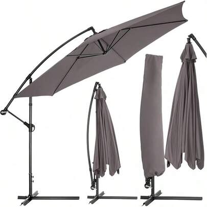 Ombrellone da esterno, supporto e base