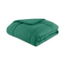 7-Piece Reversible Bed In A Bag Comforter Set With Sheets, Blue Floral, Queen - Green - View 3