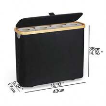 صندوق مناديل حمام من قماش الخيزران، سلة تخزين مناديل ورقية شفافة قابلة للطي، منظم من قماش أكسفورد لديكور الحمام المنزلي، ديكور الخريف، عودة إلى المدرسة