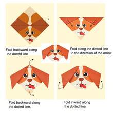 1 套创意折纸套装玩具 - 54 件独特设计的 DIY 手工艺品，完美的项目和派对礼物，锻炼动手能力，帮助更好地成长，可用作生日礼物和节日礼物