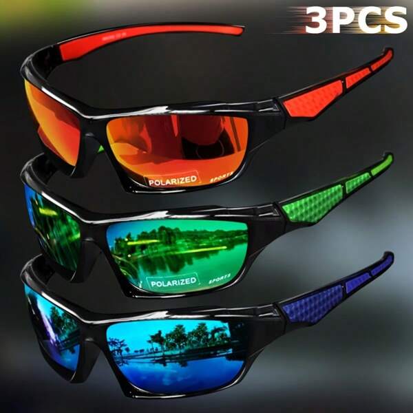 Male And Female Polarized Sports Goggles - Night Vision, Driving, Cycling, Running, Protective Outdoor Sports Goggles