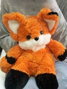 Good Night, Little Fox, Cute Fox Plush Doll And Sleep Doll - Cartoon Style Doll, Fluffy Polyester Fiber, Perfect For Birthday, Christmas, Thanksgiving Gifts, Room & Sofa Decor, Plush Doll, Plush, Birthday Gift, Stitch, Adorable Doll, Doll, Plush. - Multicolor - View 7