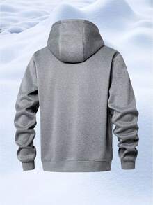 Chaqueta con capucha y cremallera, de corte holgado, para hombre, nueva para primavera/otoño