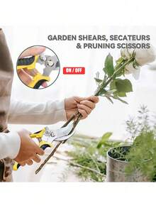 Bộ 3 kéo cắt tỉa cây chuyên nghiệp - Lưỡi thép không gỉ cao cấp, bao gồm kéo làm vườn, kéo cắt hoa và kéo trang trí vườn, tay cầm chống trượt tiện dụng - Kéo làm vườn sắc bén cho cây trồng, hoa, thảo mộc - Kéo cắt tỉa & kéo cắt tỉa lý tưởng cho gia đình/vườn, vật dụng làm vườn - Nhiều màu - Xem 6