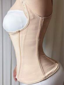 1pc Women's Waist Trainer, Abdominal Control Sports Belt, Fitness Shaper, With Adjustable Shoulder Strap, Waist Cincher Set, Shaper With Zipper Hook, Colombian Ladies Waist Trainer