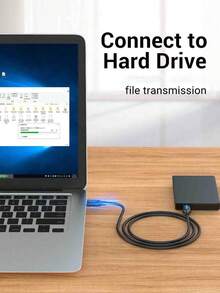 VENTION USB A 转 USB A 数据线 USB 2.0 A 公对公数据线 USB 线 高速数据线 兼容笔记本电脑、散热器、相机、电视盒、硬盘、台式机、一体机、智能电视等，黑色 - 黑色 - 查看 5