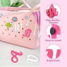 MultiPocket Bag Inserts For Tote Bags Lightweight Nylon Bag Inserts For Travel Hard Shell Bag InserAIERSA 2Pcs Letter Charms For Bog Bag Charm For Accessories Alphabet Insert Charms Compatible With Bogg And Simply Southern Bags Luxury Felt Bag Inserts For Designer Bags - W - Xem 3