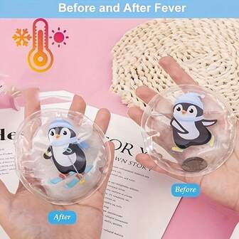 1pc Cute Penguin PVC Hand Warmer, Reusable Leak-Proof Design, Suitable For Outdoor Activities, Hiking, Skiing, Winter Walking - No Battery Required