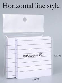 4 件/320 张便利贴条纹留言簿适用于笔记本教科书日历学校家庭办公用品无礼盒学校用品，返校 - 彩色 - 查看 4