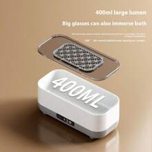 Macchina per la pulizia e la ricarica - Multiveloci, Vibrazione a 360°, Capacità elevata, Con vassoio in silicone, Per asciugare pennelli, Adatto per occhiali, gioielli e pennelli da trucco, Pulitore per pennelli da trucco; Estetica moderna; Struttura durevole, Supporto per pennelli da trucco, 200mAh