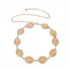 European And American Accessories - Hollow Cross Pendant Wave Side Waist Chain, Sexy Multi-Layer Body Chain Accessories Fall, Autumn, Halloween