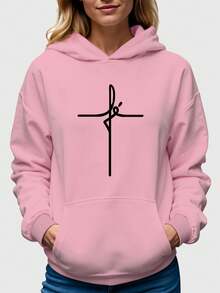 Women Sweatshirts - Hồng - Xem 1