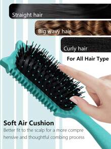 卷发刷，卷发刷，卷发定型刷，最佳卷发定型刷，用于梳理和定型的野猪鬃毛发刷，减少拉扯和卷发分离，打造清晰的卷发，由 Candybrush 设计 - 彩色 - 查看 7