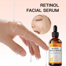 维生素 C 面部精华液 - 祛斑面部精华液、含透明质酸的维生素 C 精华液、抗衰老亮肤精华液、纯维生素 C 精华液护肤品 - 咖啡棕 - 查看 4