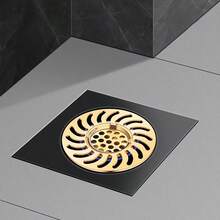 1 miếng thoát sàn chống mùi - Vàng/Bạc, Bộ chống trào ngược cống thoát nước vòi hoa sen, Van thoát nước một chiều, Bộ lọc cống bằng đồng thau, Chống trào ngược, Ngăn mùi hôi phát tán trong phòng tắm và nhà bếp (Đồng thau) - Nhiều màu - Xem 8