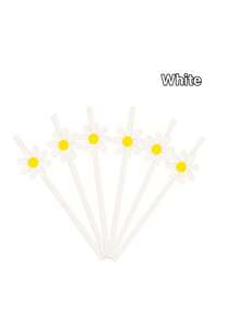 10/20/30/40/100pcs Daisy Paper Straws, Daisy Party Decor, 2pcs Elegant Daisy Straws, Floral Straws, Pink Floral Straws, Suitable For Birthday Party Supplies, Wedding Decoration, Floral Straws, Also Suitable For Wedding, Birthday Party, Graduation, Anniversary, Anniversary Dinner, Halloween, Valentine's Day, Christmas, Thanksgiving Gifts, 1pc - Multicolor - View 21