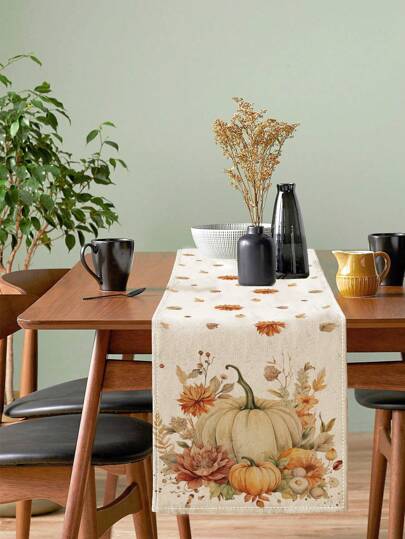1 قطعة من مفرش طاولة المزرعة بتصميم مربعات الجاموس المائية، جرة ماسون، قرع الخريف، قزم زهري، ورقة القيقب، دوار الشمس، قابل للغسل، للاستخدام الخارجي والداخلي، حفلات الهالوين وعيد الشكر، المطبخ والمنزل، طاولة الطعام، قطعة مركزية، غرفة المعيشة، طاولة مستديرة، طاولة قهوة، طاولة عشاء مستطيلة، مطعم، حفلات، طعام، زينة نزهة في العطلات
