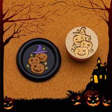 Série mignonne de sorcière et de squelette pour Halloween 15 mm Mini Cachet de cire - Parfait pour les lettres d'amour, les invitations, les cartes de fête, les journaux, le scrapbooking, les bricolages