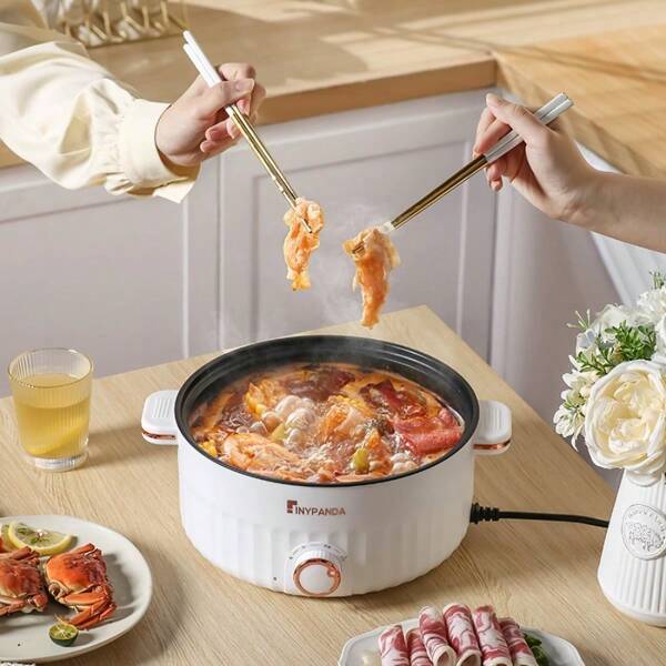 RAF 1.5L/3L Portable Multi-Function Electric Rice Cooker, Dual-Layer Hot Pot, Mini Non-Stick Cookware For Home Kitchen Appliances