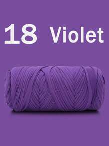 1/2 piezas Hilo de camiseta premium - 200g/pieza Hilo elástico de alta calidad, hilo de poliéster suave y elástico para proyectos de ganchillo vibrantes, ideal para decoración del hogar, manualidades DIY como tejido DIY, proyectos de ganchillo, bolsos tejidos a mano, cestas, mantas, alfombras, zapatos, pantuflas, cojines y muñecas, hilo multicolor | Hilo de poliéster | Hilo acrílico | Accesorios de tejido