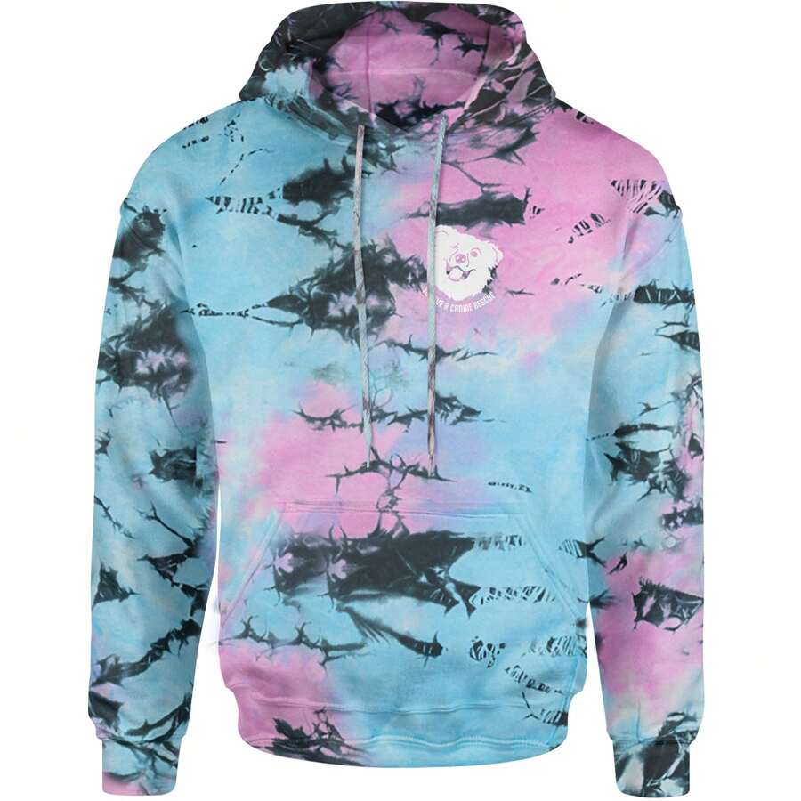 TLC Chelsea's Barking Back Adult Hoodie Sweatshirt - Front & Back Design - 太平洋 - 查看 1