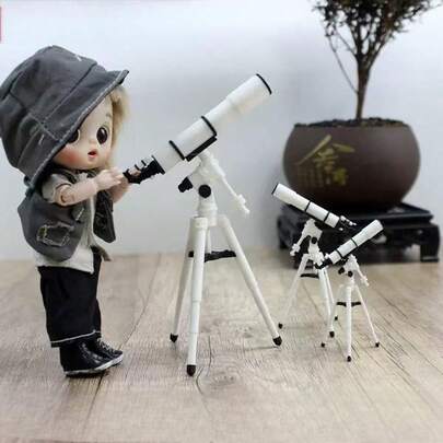 Dollhouse Miniature Telescope, Desktop Decor Toy