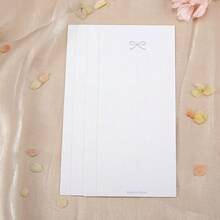 50pcs Blank Bowknot Hair Clip Card Packaging Bags, Price Tag Cards Suitable For Hair Accessories & Jewelry Display - SP0427 - View 9