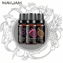 MAYJAM 水果香氛精油 10毫升/0.33液盎司 苹果、椰子、草莓、芒果、樱桃、西瓜、青柠、菠萝、百香果、荔枝、番石榴、葡萄、猕猴桃、梨、无花果 适用于加湿器、香薰机 - Fruity scent - 查看 10