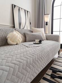 1 pieza Cojín de sofá con diseño jacquard de estilo bohemio - Apto para mascotas, tela de felpa suave - Antideslizante y lavable a máquina - Adecuado para decoración de sala de estar, dormitorio, oficina, cubre sofá para 1-4 asientos, sofás seccionales.