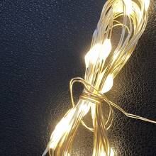 Solar Mason Jar Lid String Lights, 3/6/9/12/30Pack 20 Led 6.6FT String Fairy Star Firefly Jar Lids Lights With Hangers Included (Jars Not Included), For Mason Jar Patio Garden Wedding Lantern - Warm white light - View 11