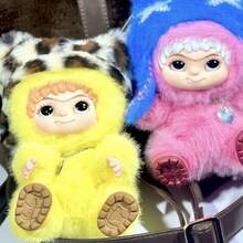 1pc WAKUKU Plush Doll Figurine, Party Series Collectible Figurine, Resin Doll Gift For Girls, [Random Style], Christmas Gift