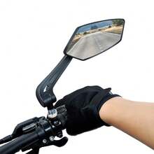 Espejos retrovisores universales de 8 MM/10 mm para motocicleta, perfectos para scooter eléctrico, ebike, motocicleta y bicicleta de montaña, ajustables y rotables 360°