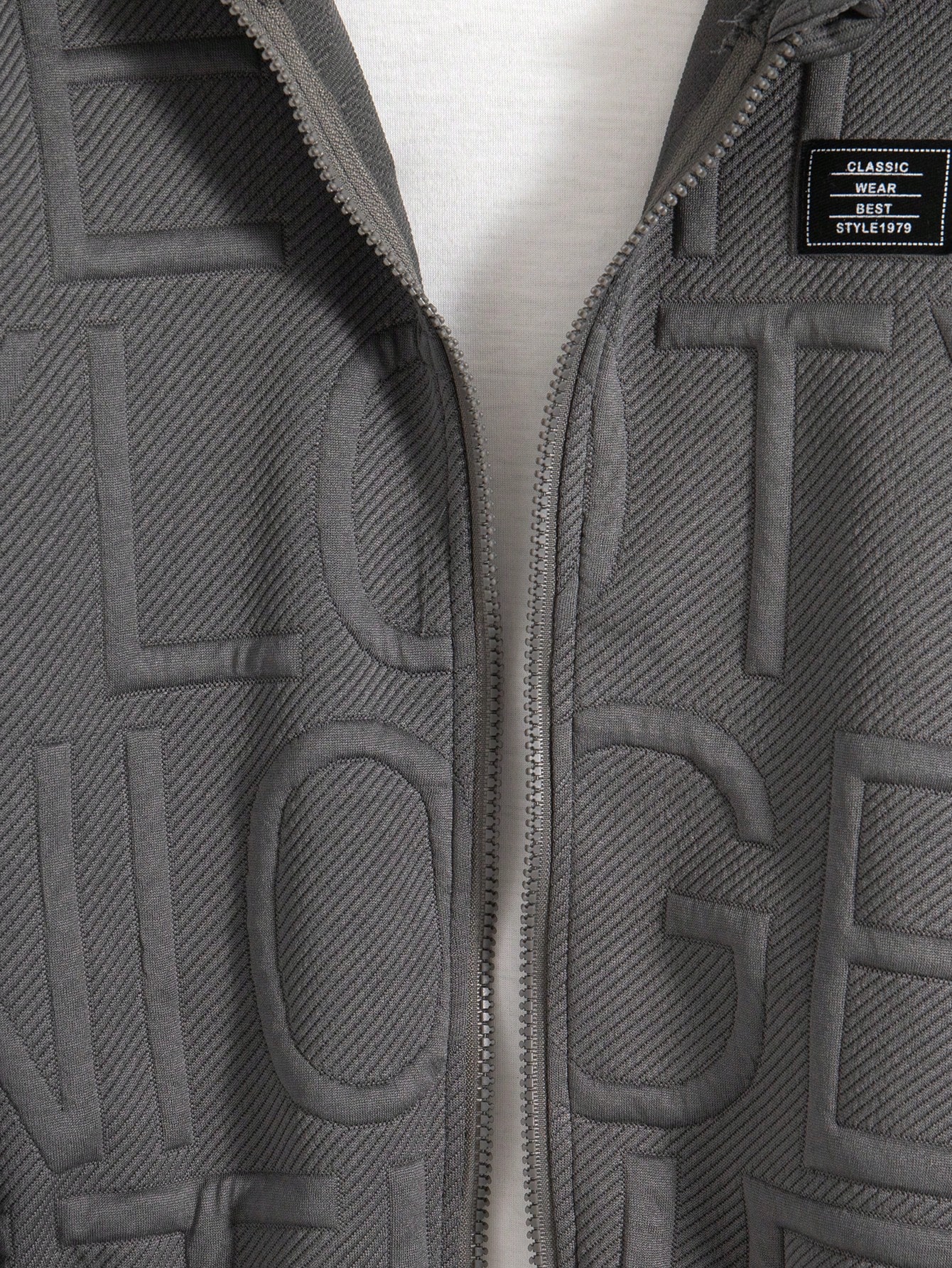 مجموعة بنطلون وجاكيت بسوستة ذو لون أحادي للأولاد،...