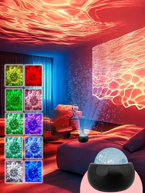 1 pieza Fantástica luz de estrella de cristal de concha blanca, proyección de estrella, giro romántico, luz de giro de estrella de cristal - Ilumina el dormitorio romántico con luna y estrellas de colores con control remoto, pista de baile, escenario, fiesta. Ilumina las vacaciones, reuniones, aventuras de campamento y fiestas - ¡Regalos fantásticos para cualquier ocasión! Dormitorio, cumpleaños, juguetes, juguetes, dormitorio, regalos!