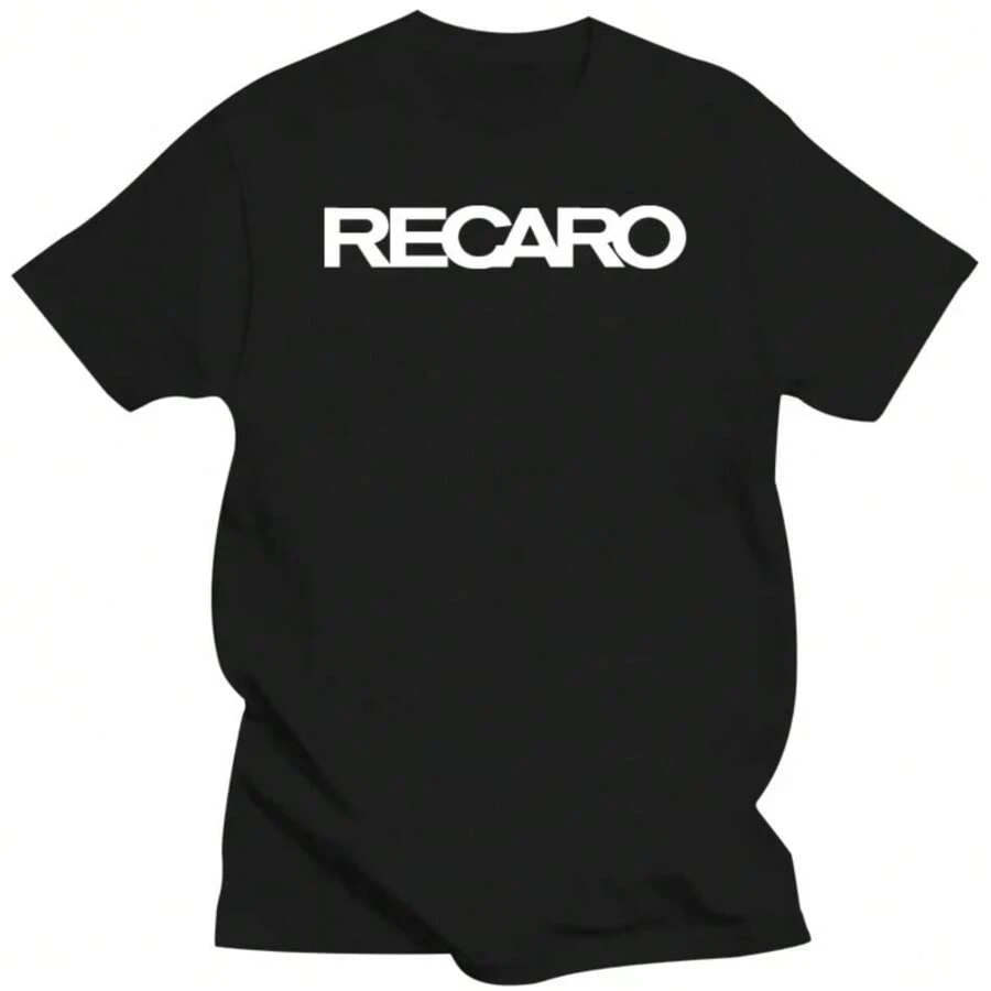 Refreshing Summer Recaro Aircraft Seating Logo Oversize Graphic T-Shirt Men's Women's Casual Short Sleeve Crew Neck Cotton Tee Unisex Fashion - màu đen - Xem 1